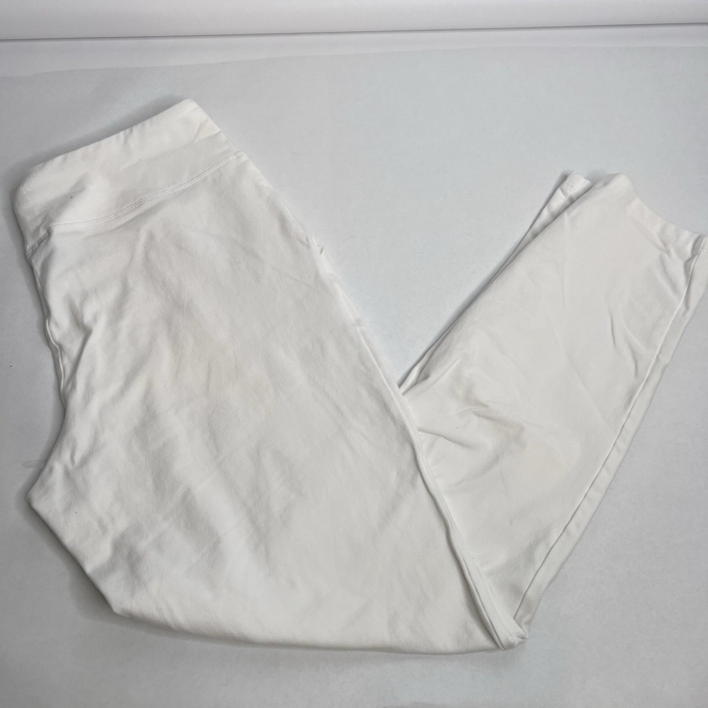 Women with Control By R Greenstein Straight Leg Tummy Control Pants White Medium